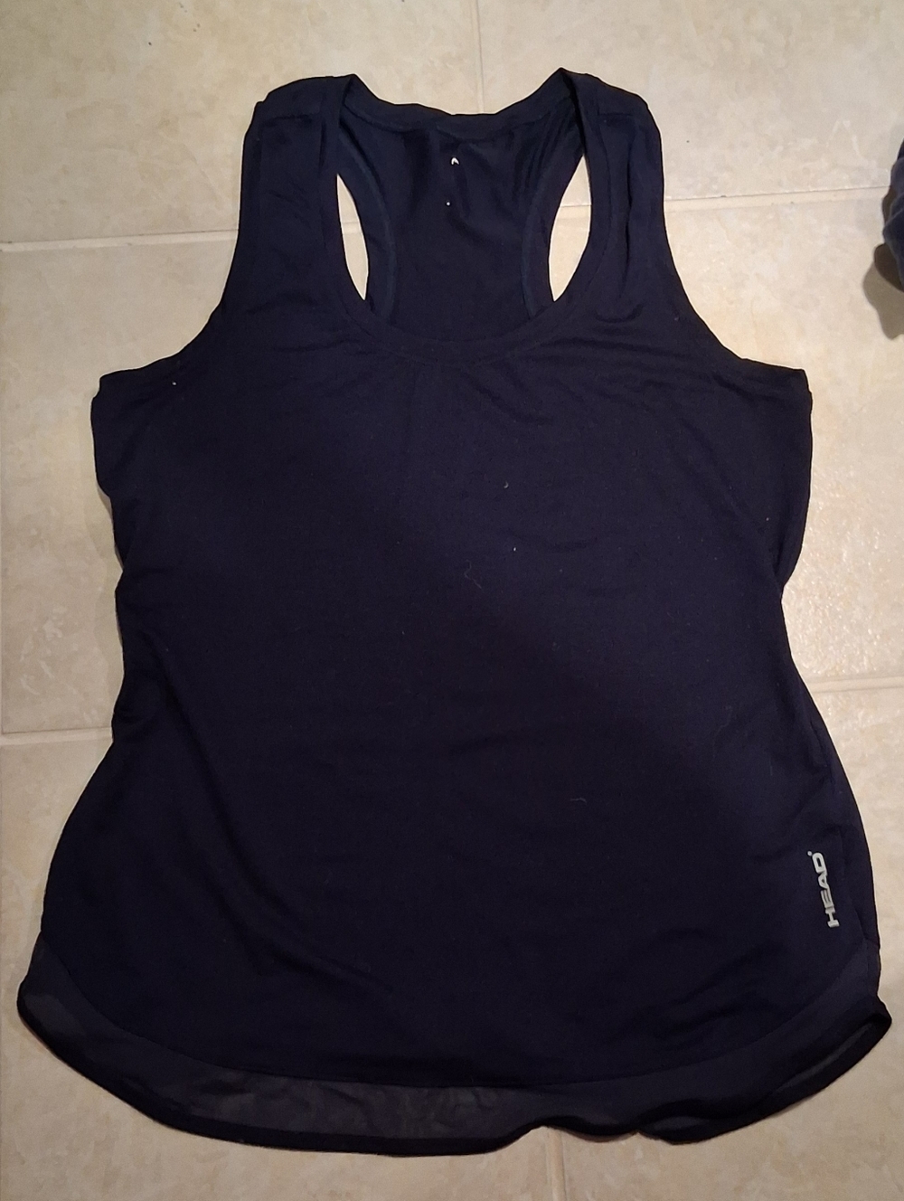 Head Women's Navy Racerback Athletic Tank
